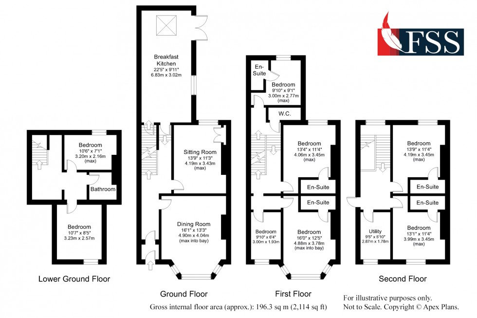 Floorplan for                                                          
                                                    