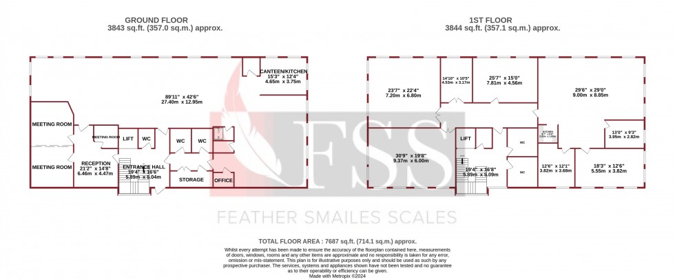 Floorplan for                                                          
                                                    