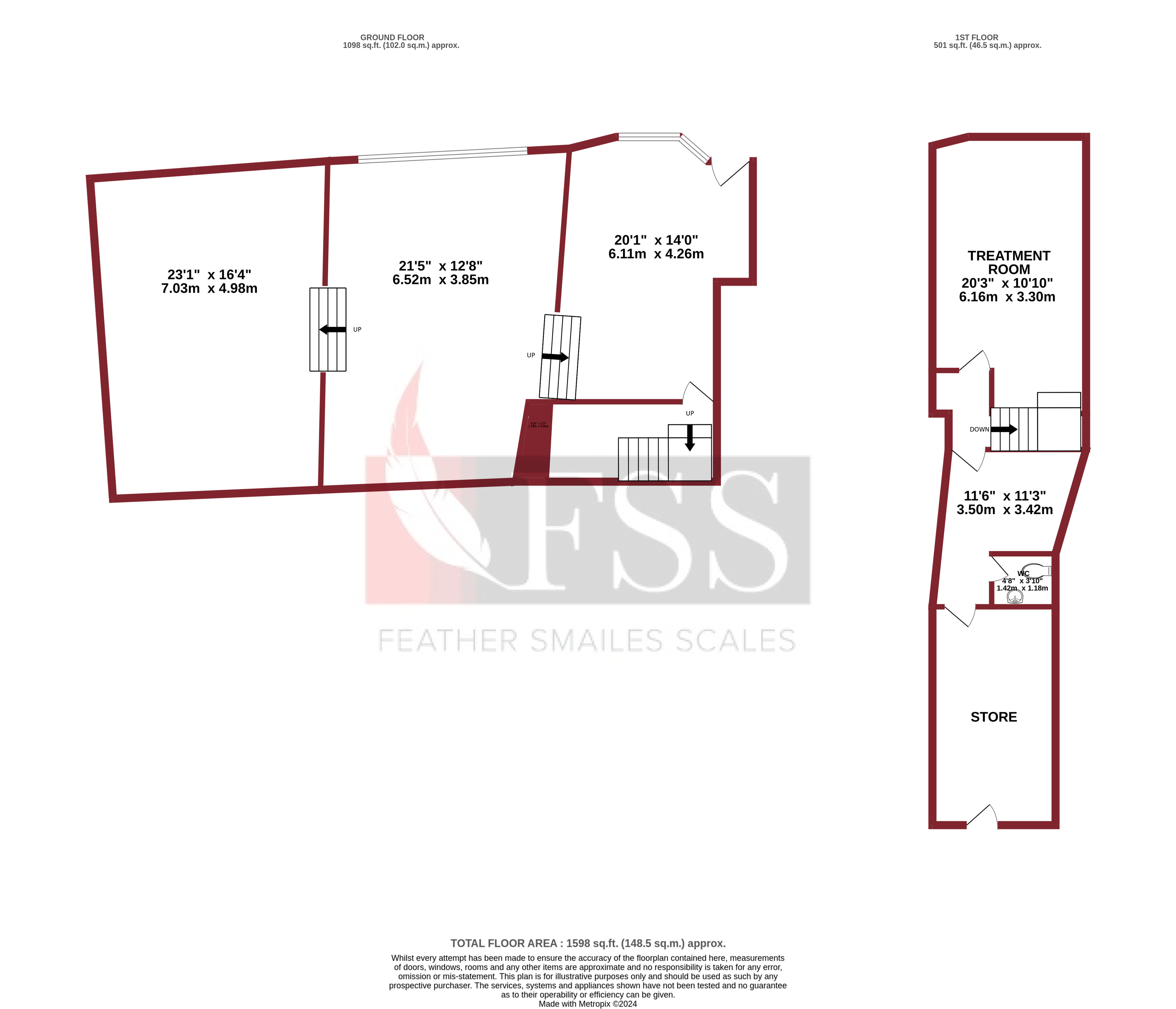 Floorplan for                                                          
                                                    