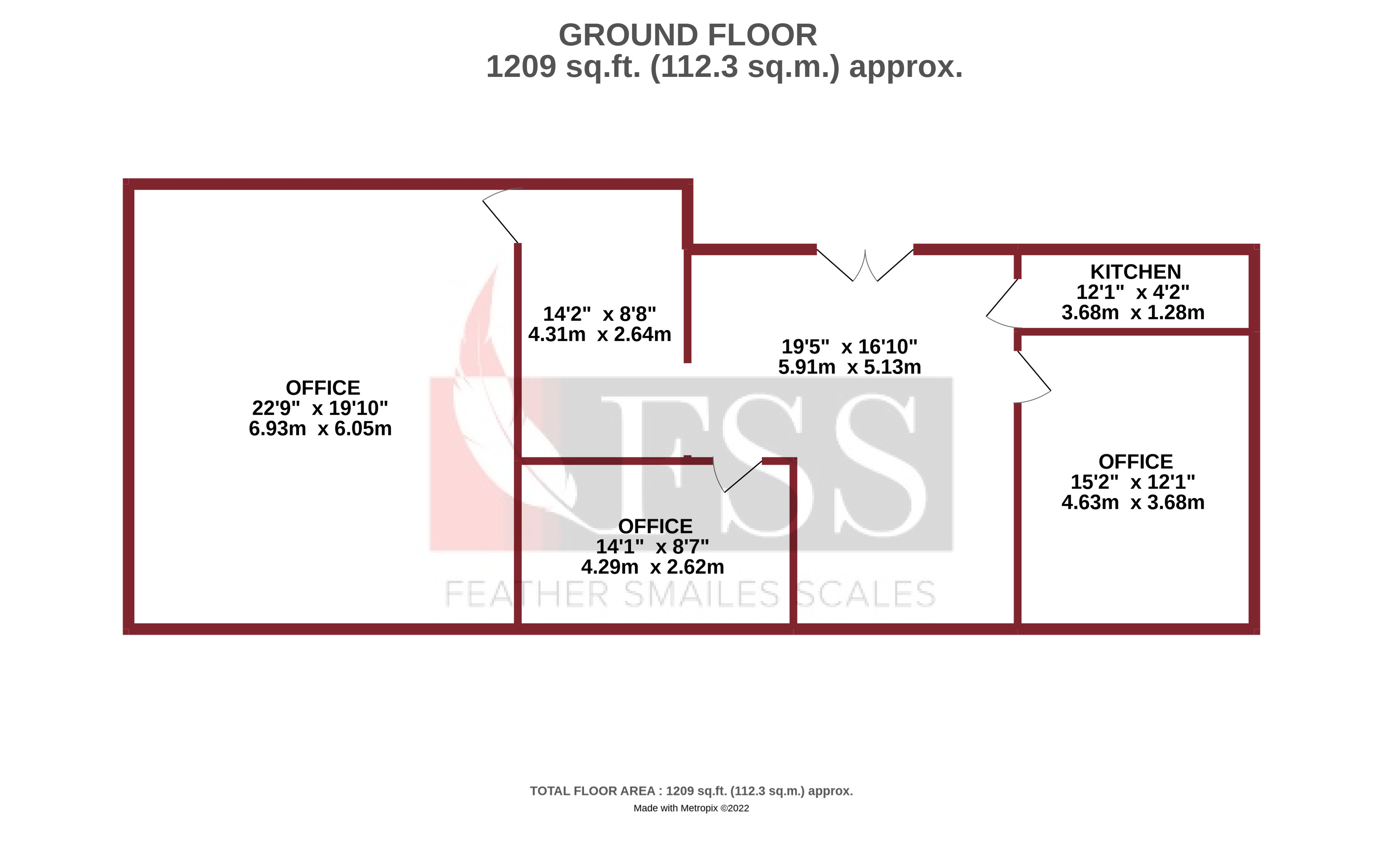 Floorplan for                                                          
                                                    