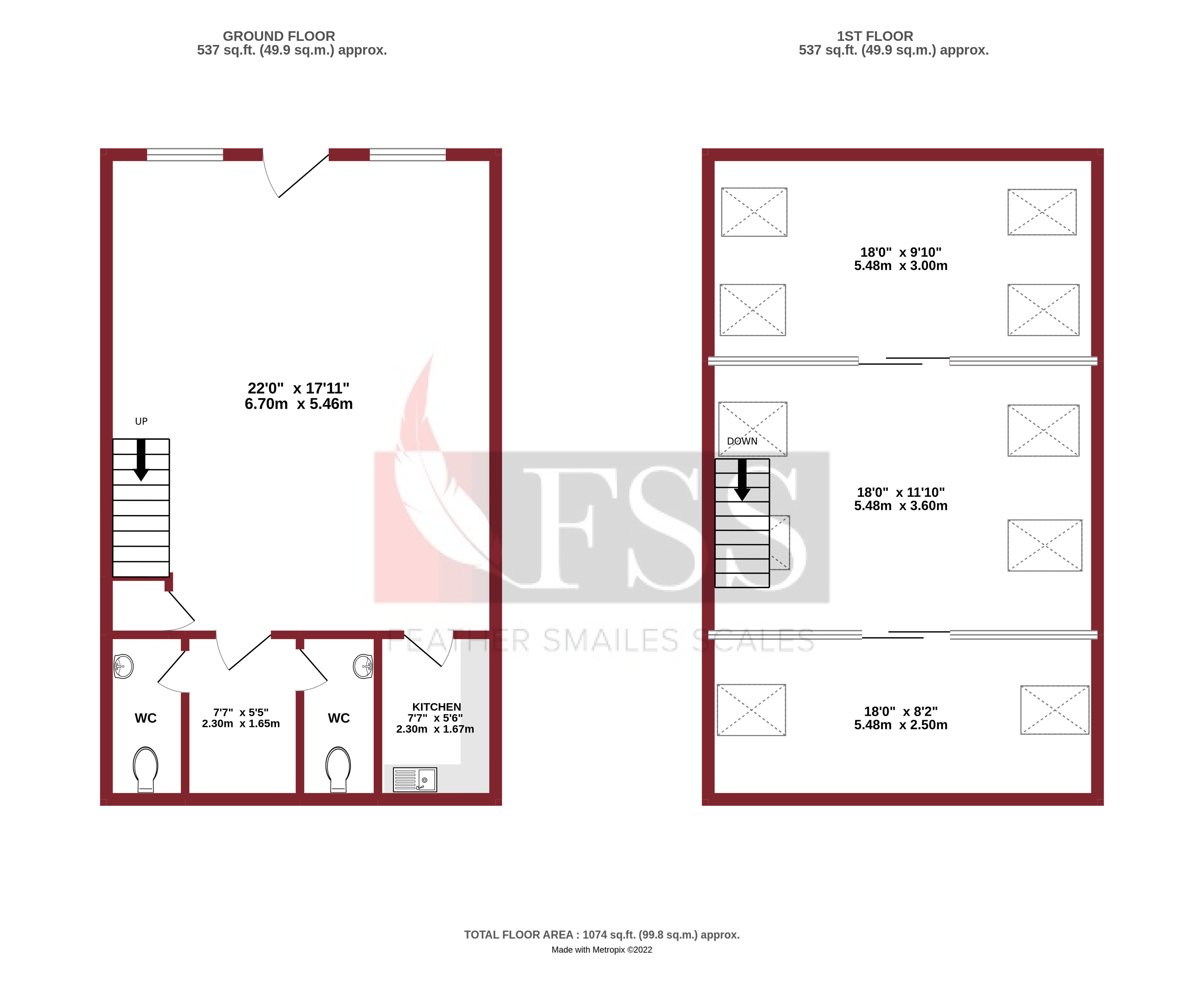 Floorplan for                                                          
                                                    