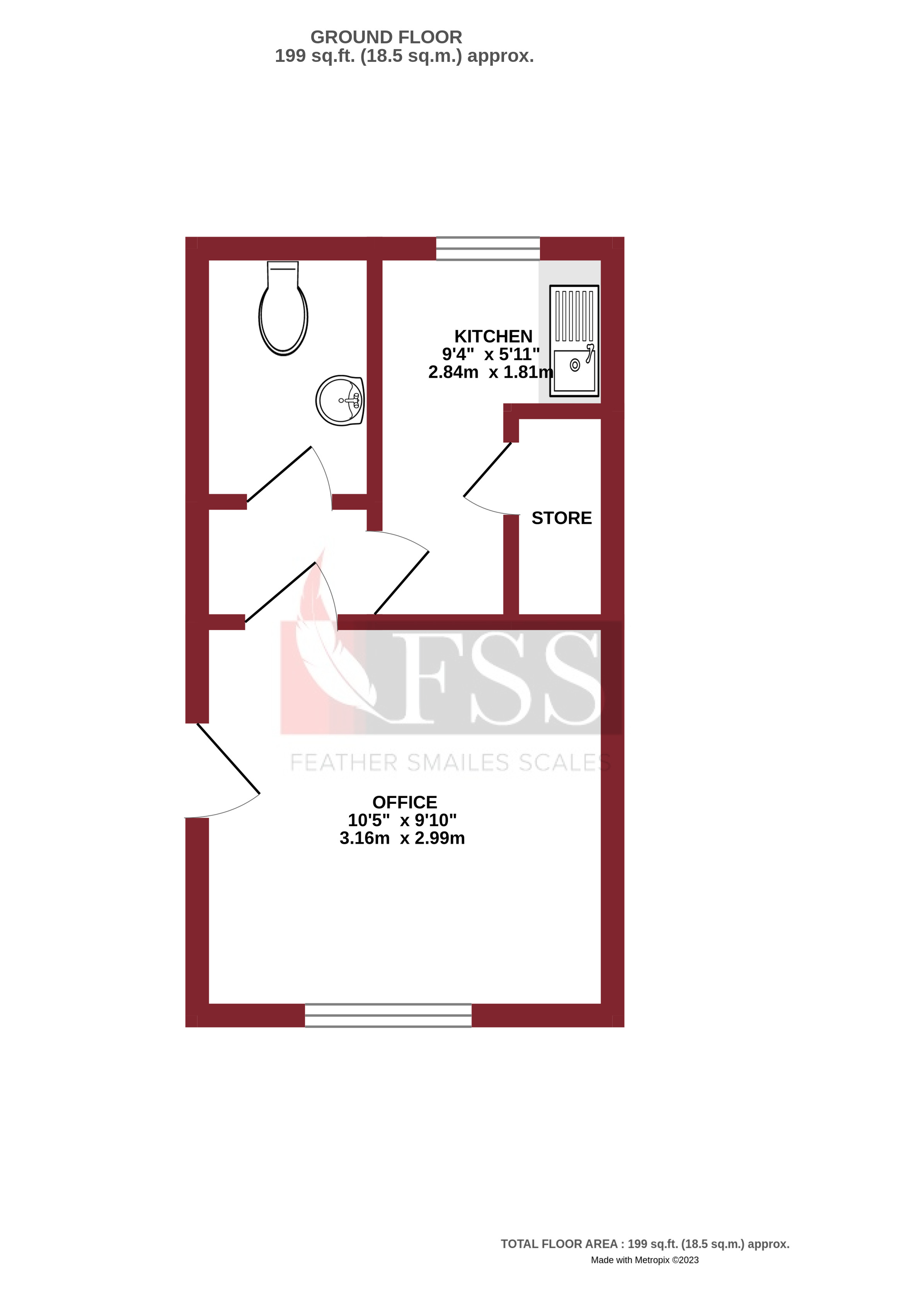 Floorplan for                                                          
                                                    