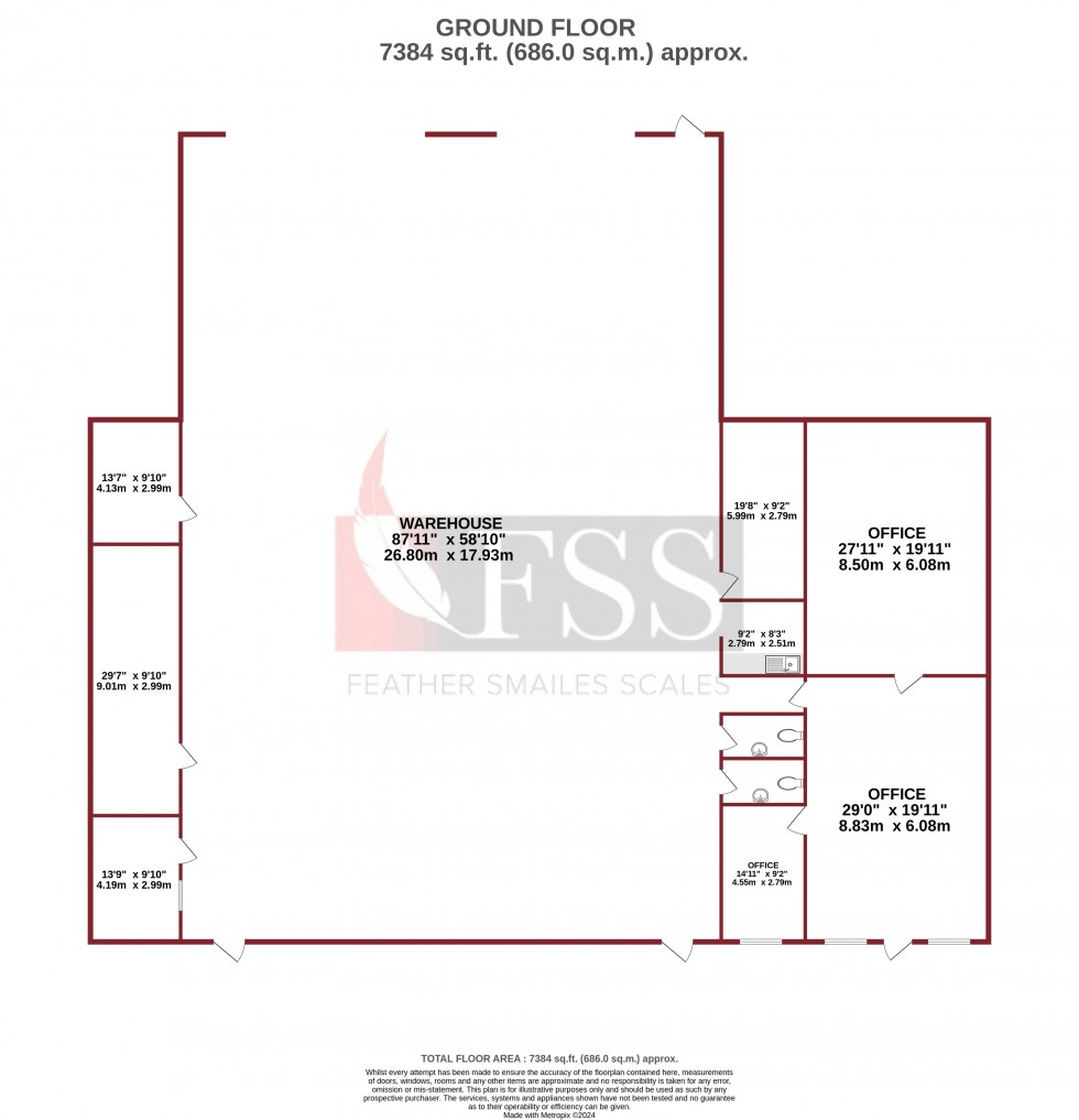 Floorplan for                                                          
                                                    