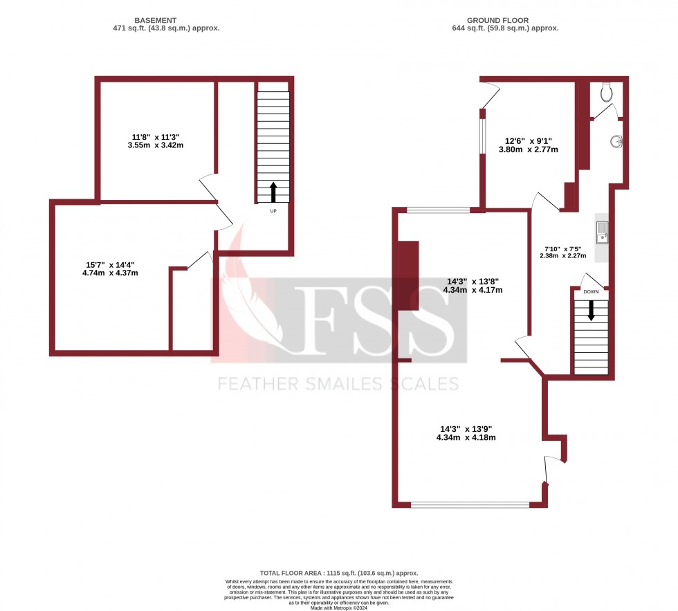 Floorplan for                                                          
                                                    