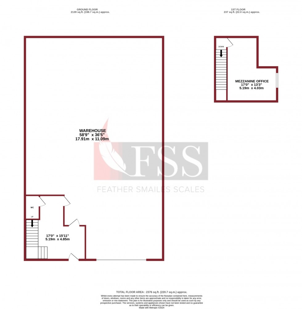 Floorplan for                                                          
                                                    