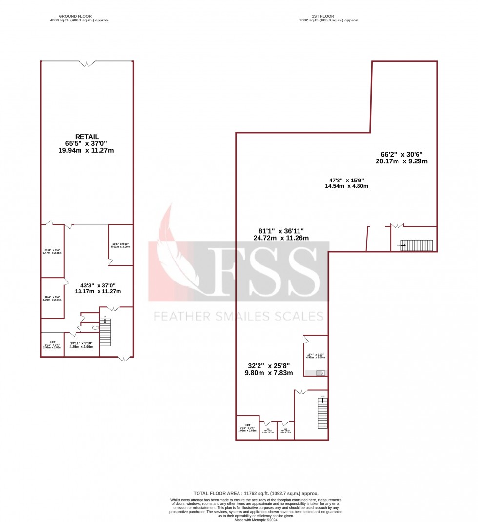 Floorplan for                                                          
                                                    