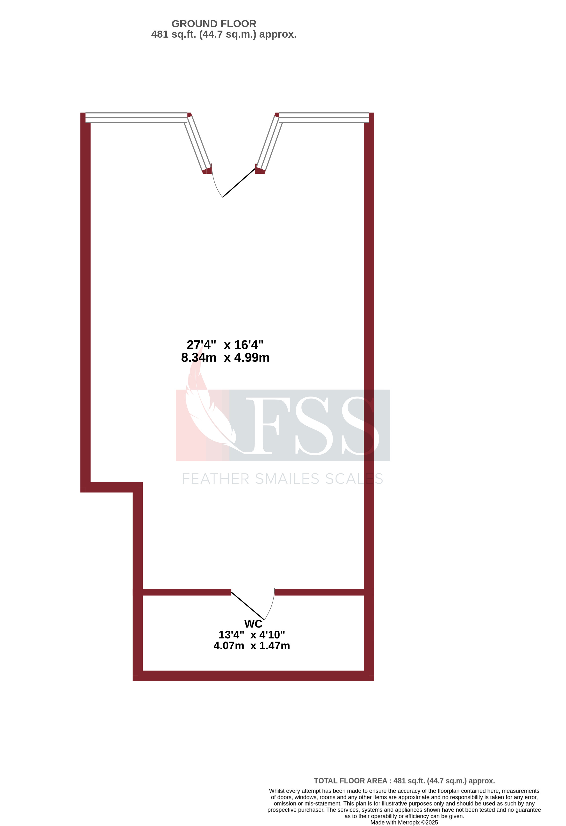 Floorplan for                                                          
                                                    