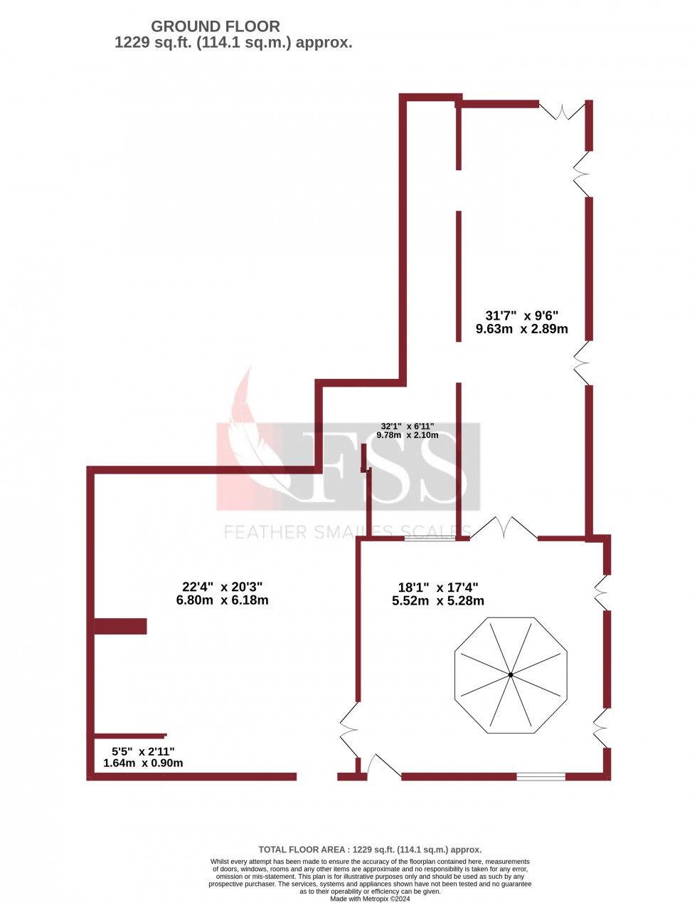 Floorplan for                                                          
                                                    