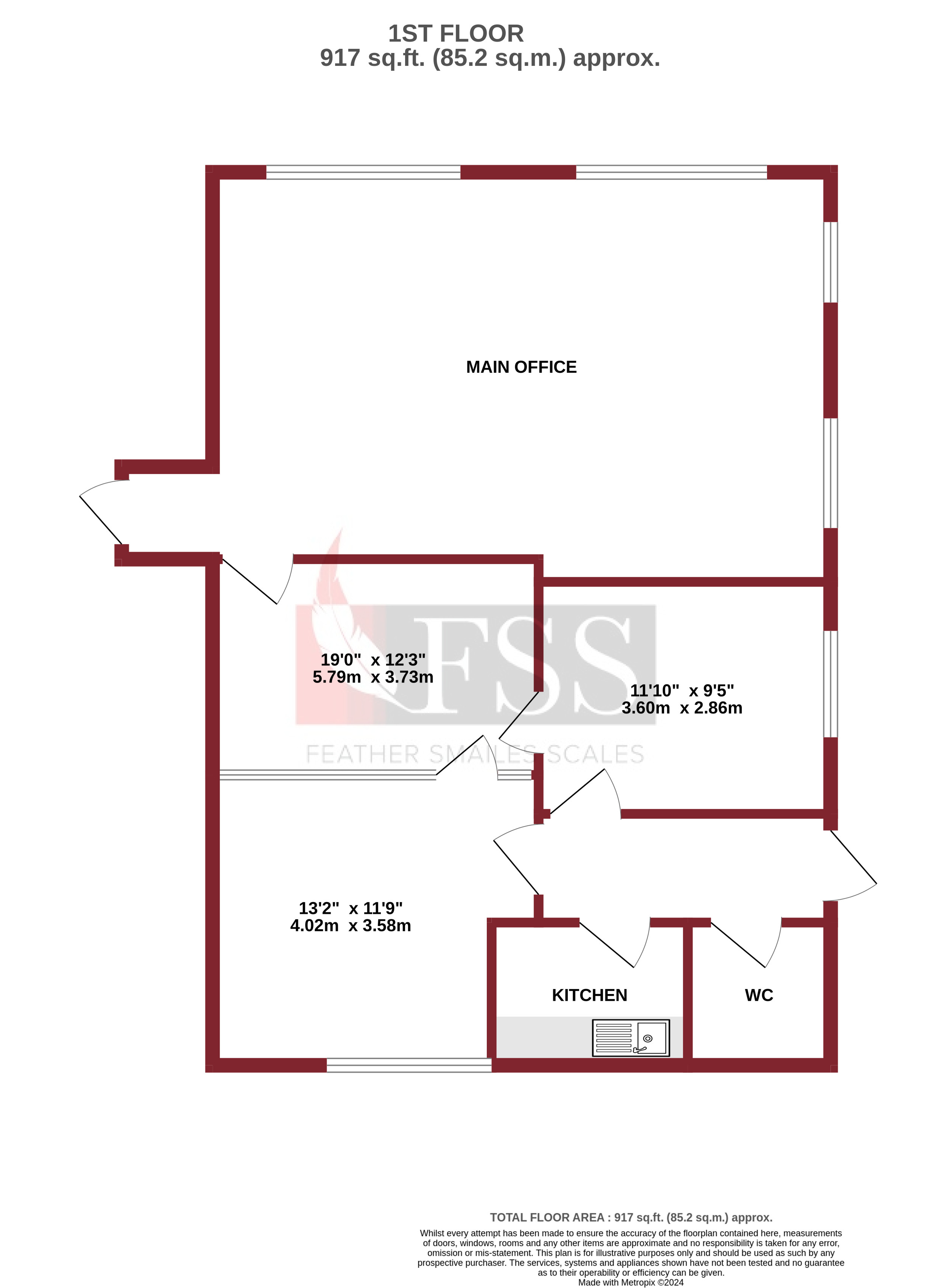 Floorplan for                                                          
                                                    