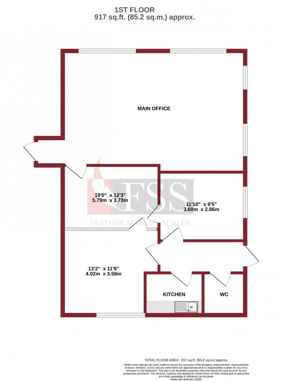 Floorplan for                                                          
                                                    