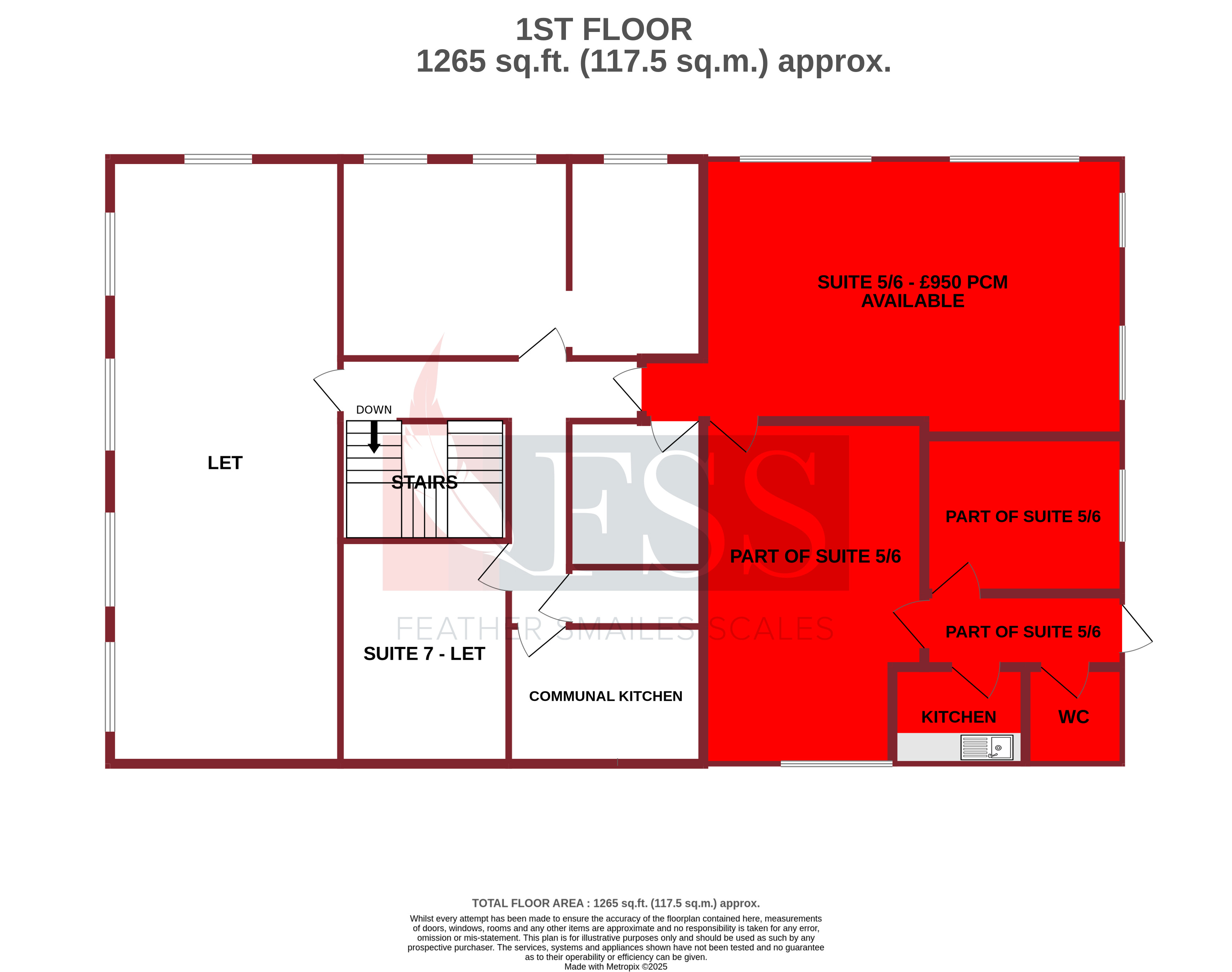 Floorplan for                                                          
                                                    