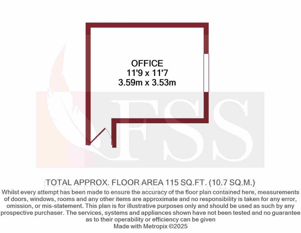 Floorplan for                                                          
                                                    