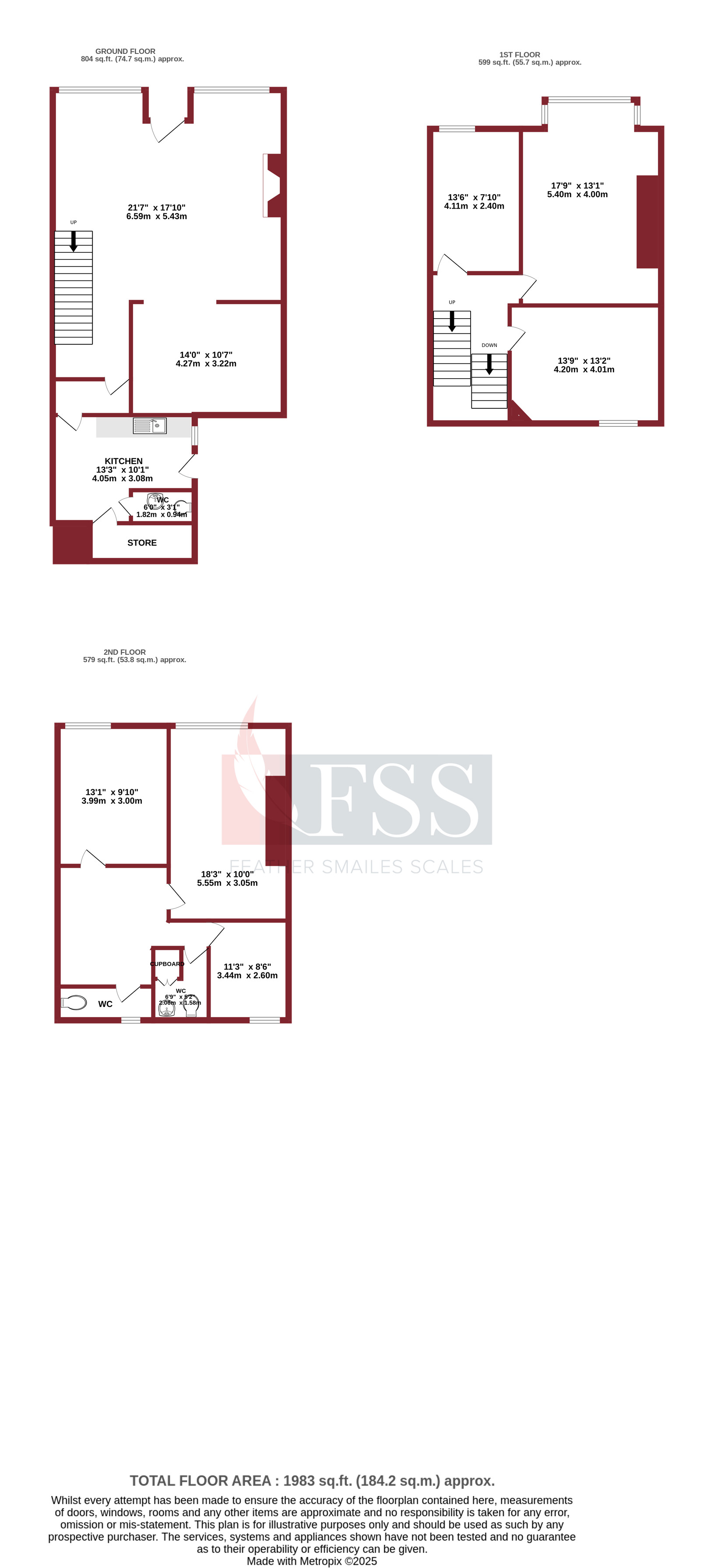 Floorplan for                                                          
                                                    