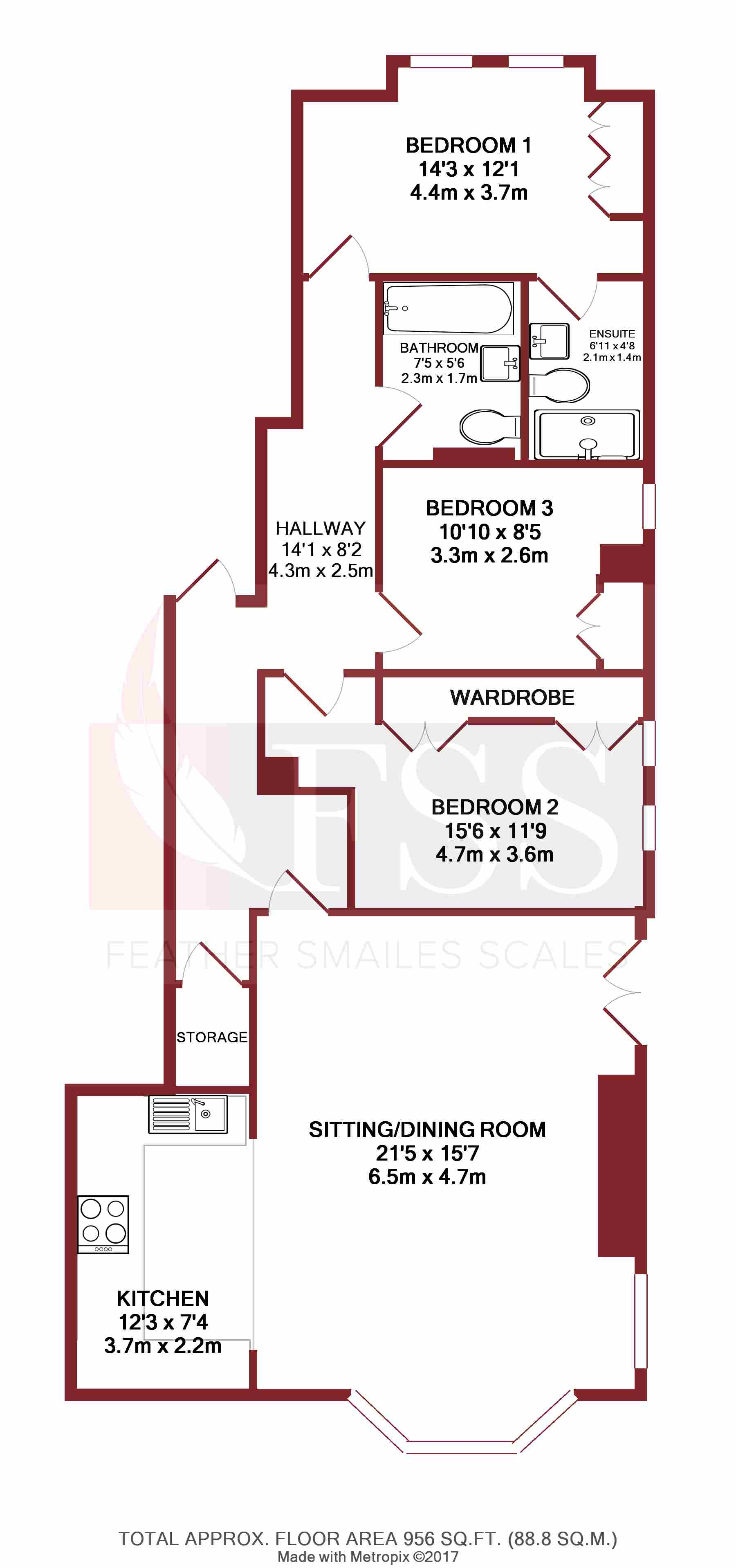 Floorplan for                                                          
                                                    