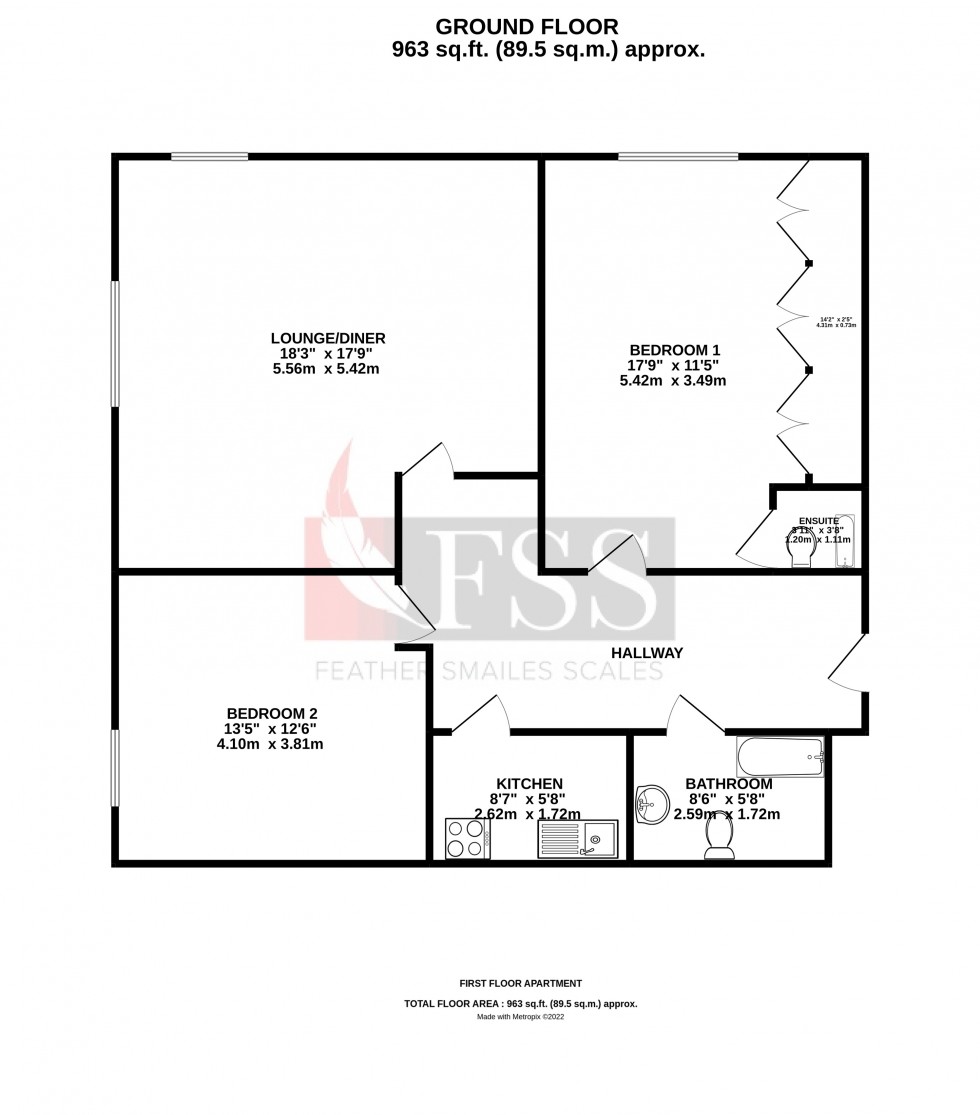 Floorplan for                                                          
                                                    