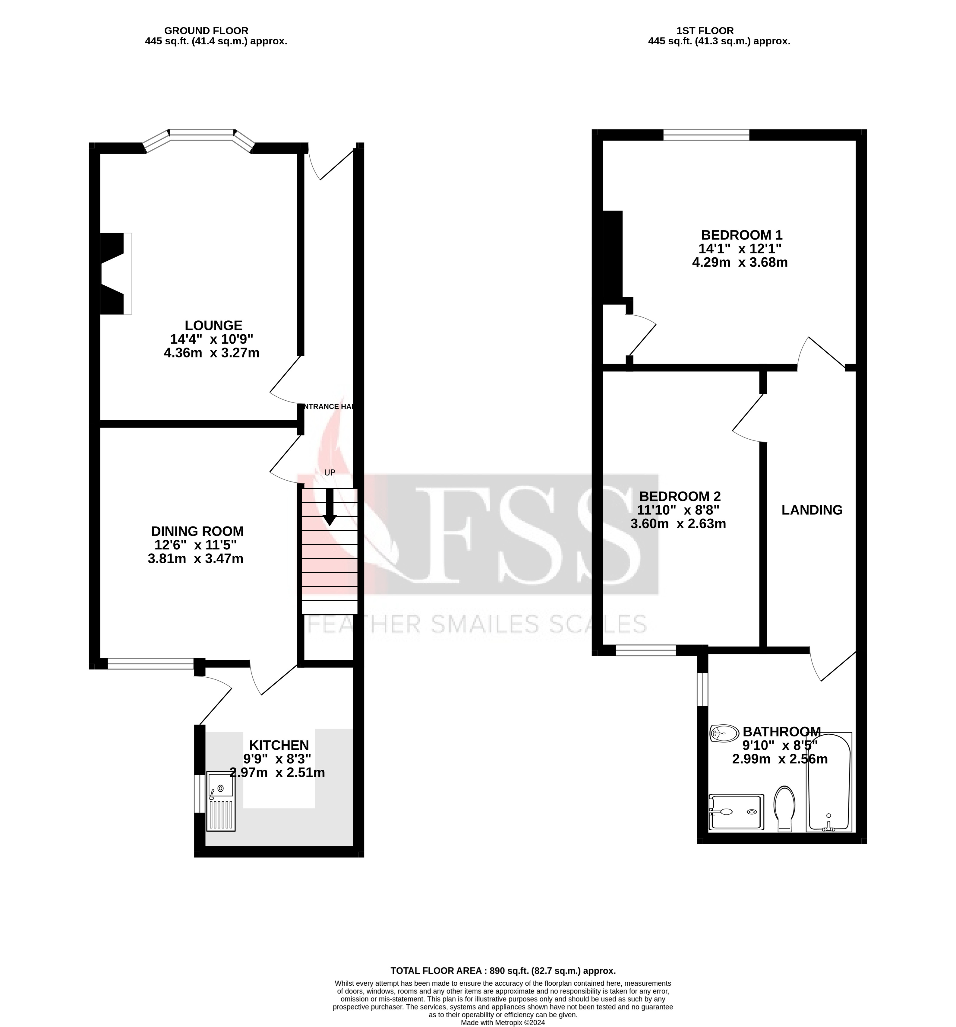 Floorplan for                                                          
                                                    