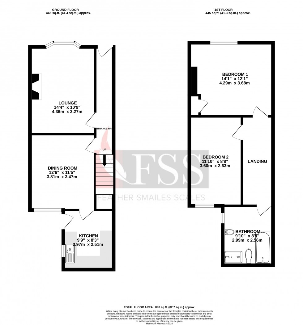 Floorplan for                                                          
                                                    