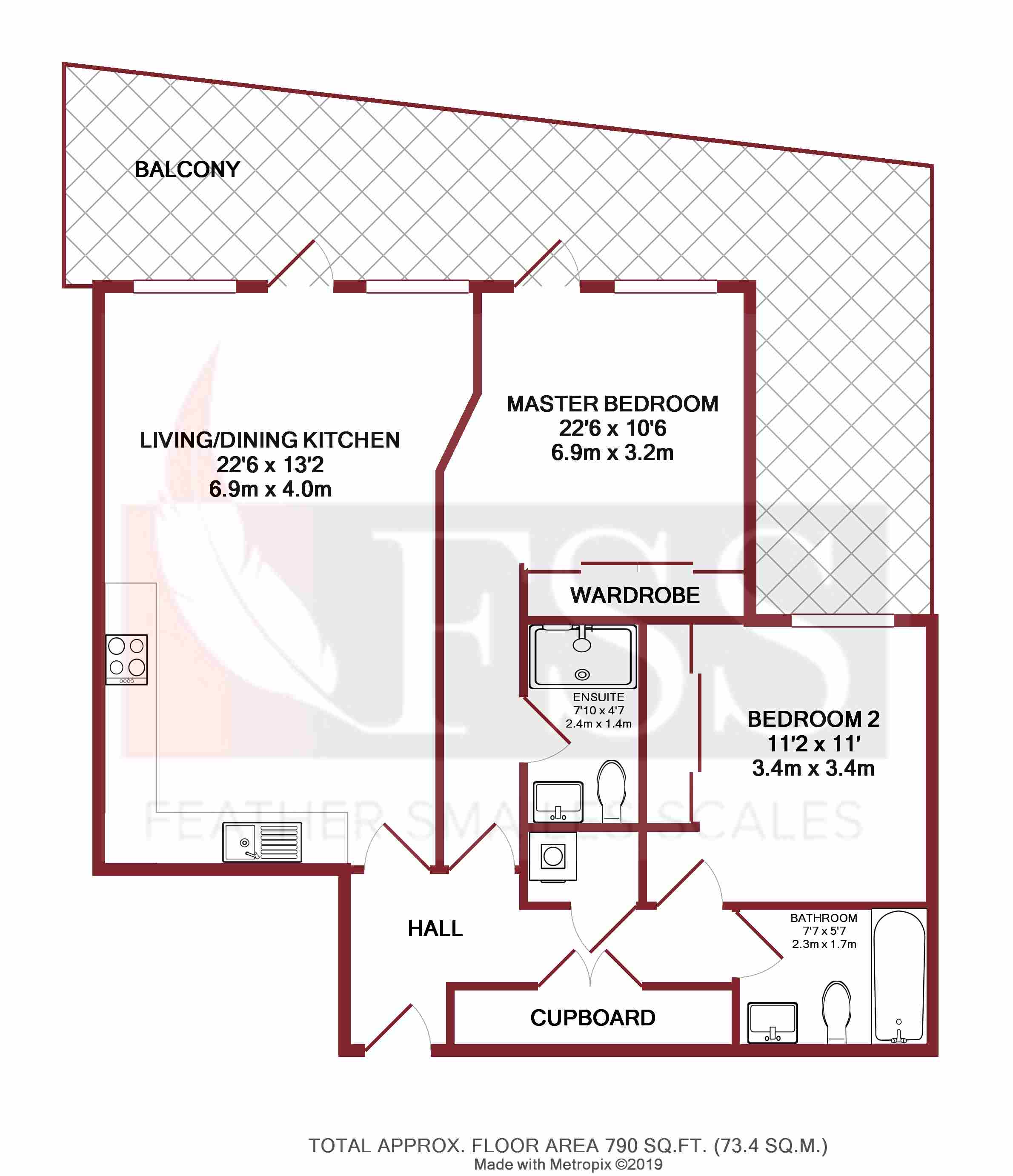 Floorplan for                                                          
                                                    