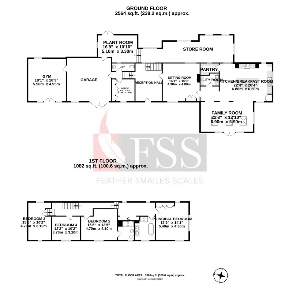 Floorplan for                                                          
                                                    