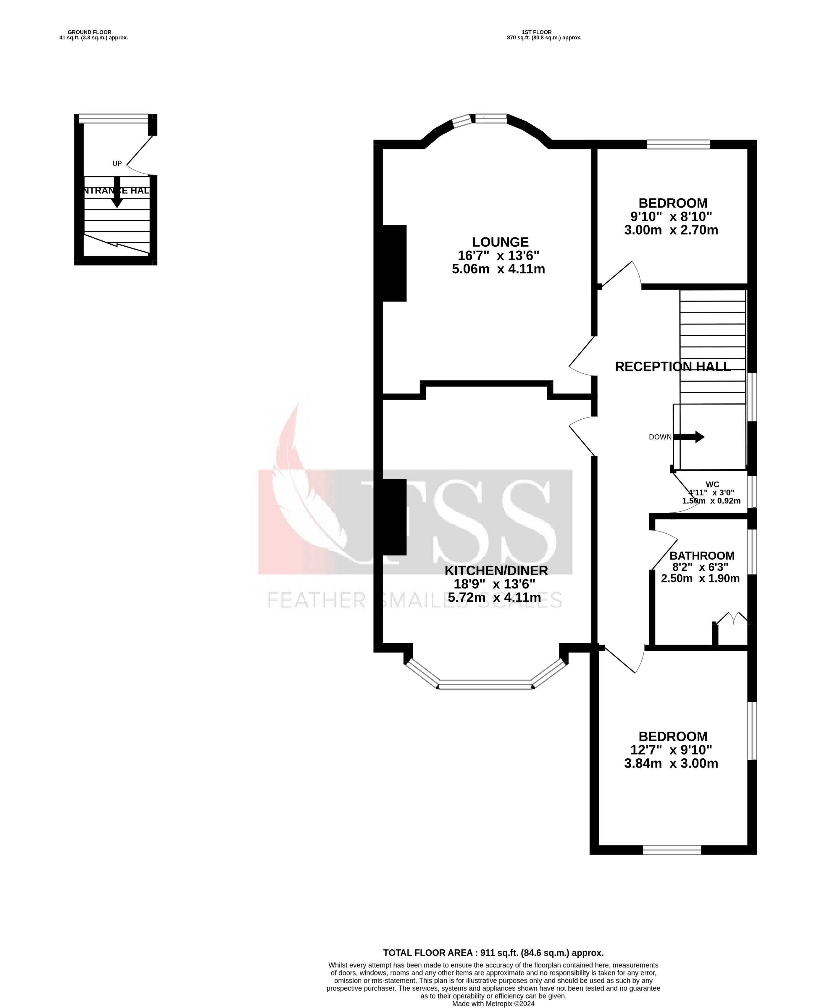 Floorplan for                                                          
                                                    