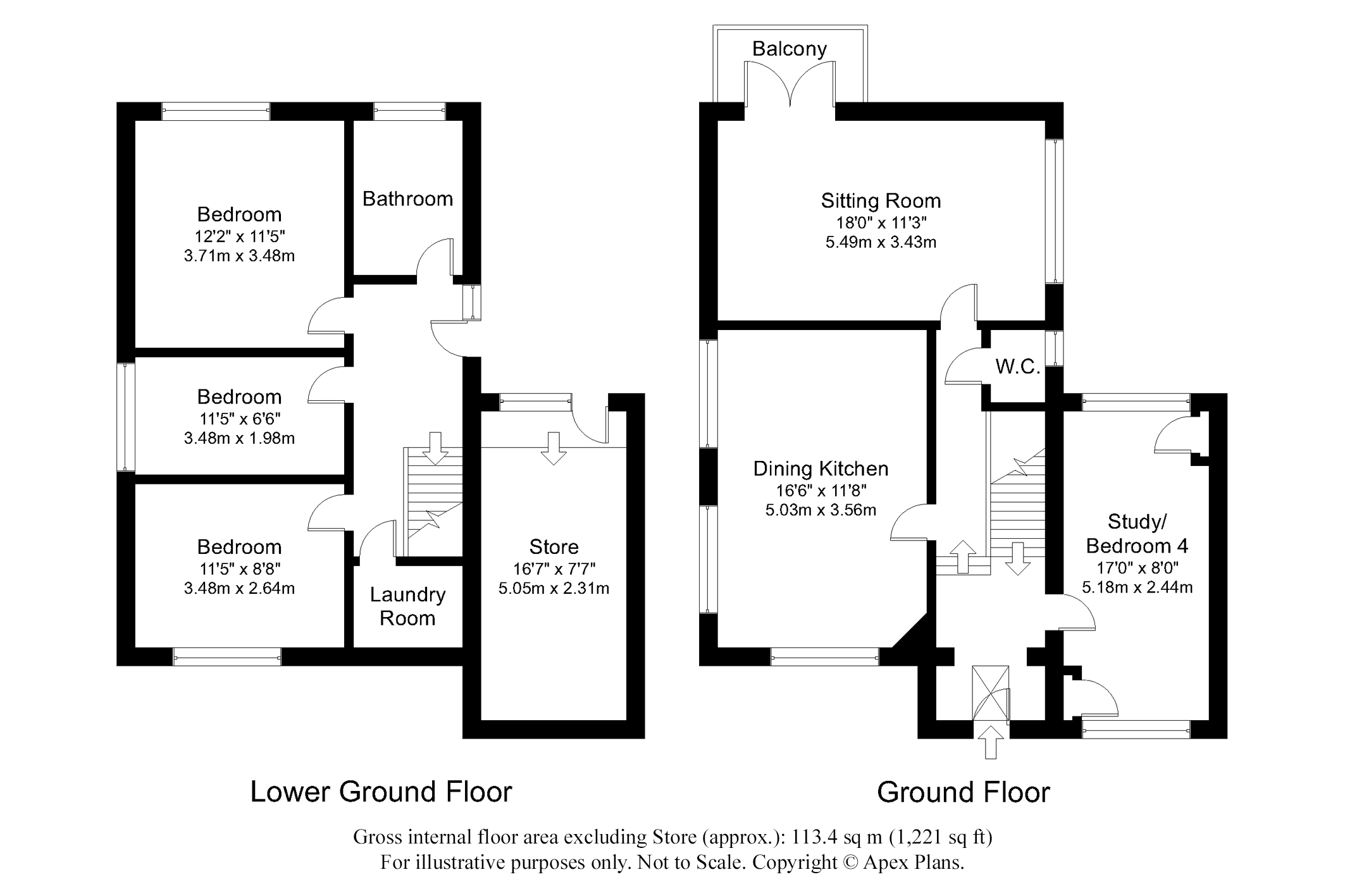 Floorplan for                                                          
                                                    