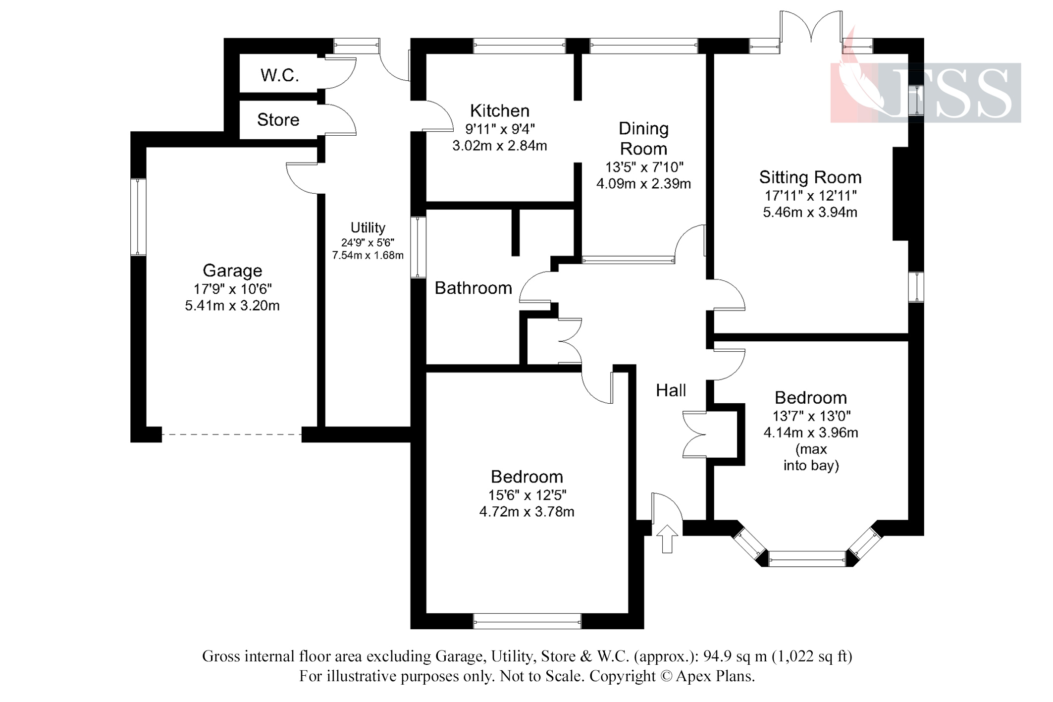 Floorplan for                                                          
                                                    