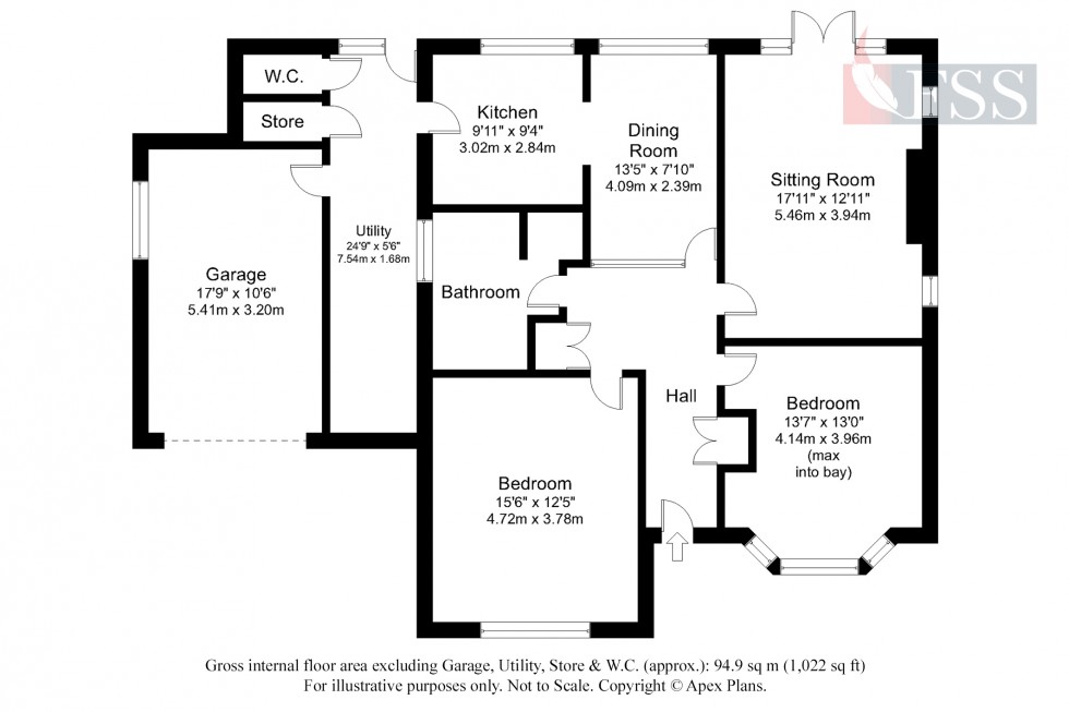 Floorplan for                                                          
                                                    