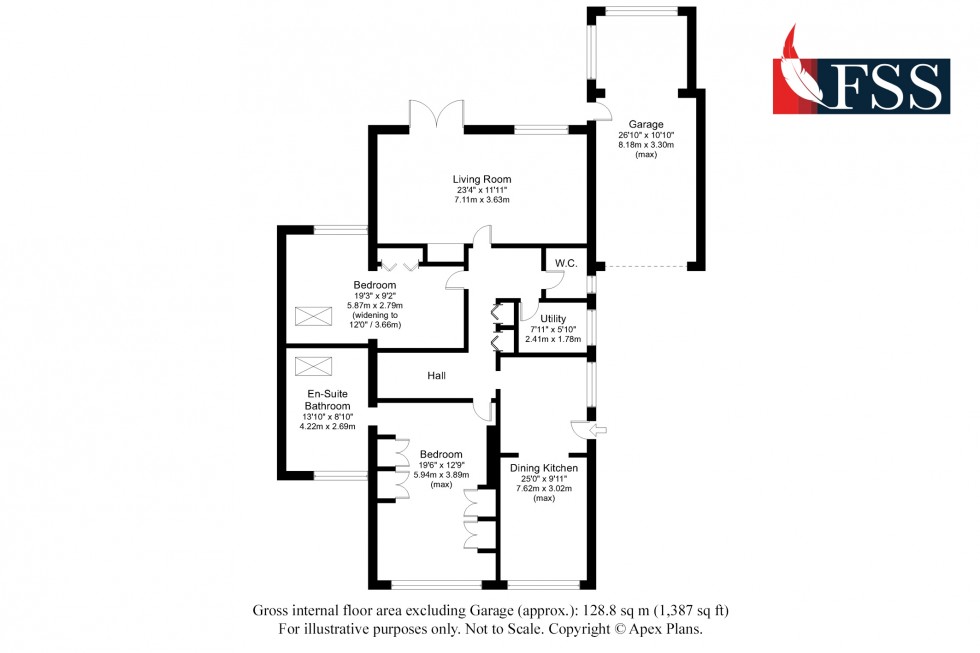 Floorplan for                                                          
                                                    