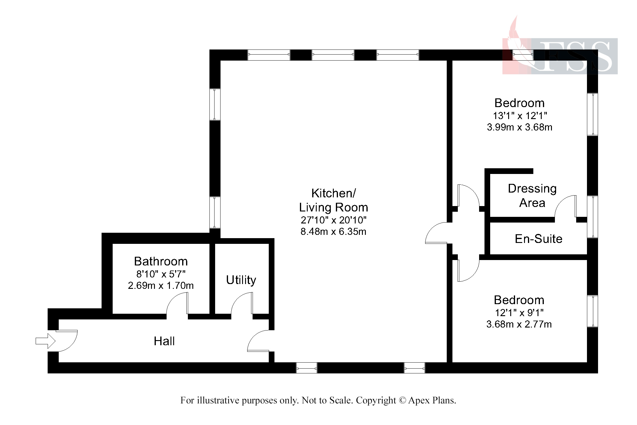 Floorplan for                                                          
                                                    