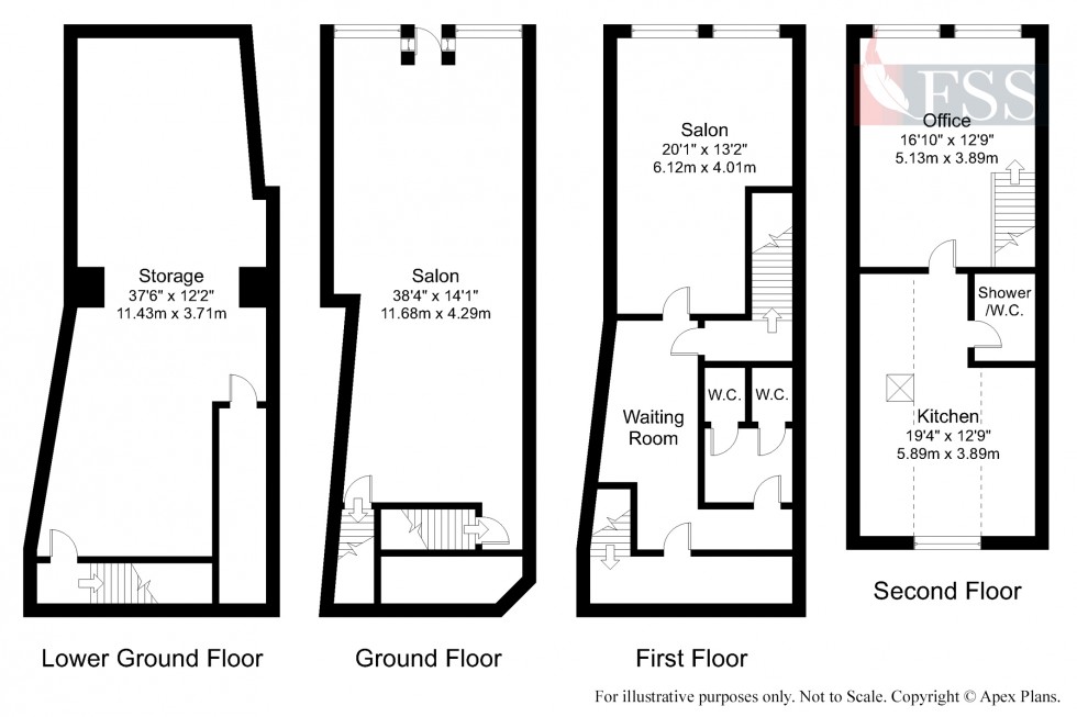 Floorplan for                                                          
                                                    