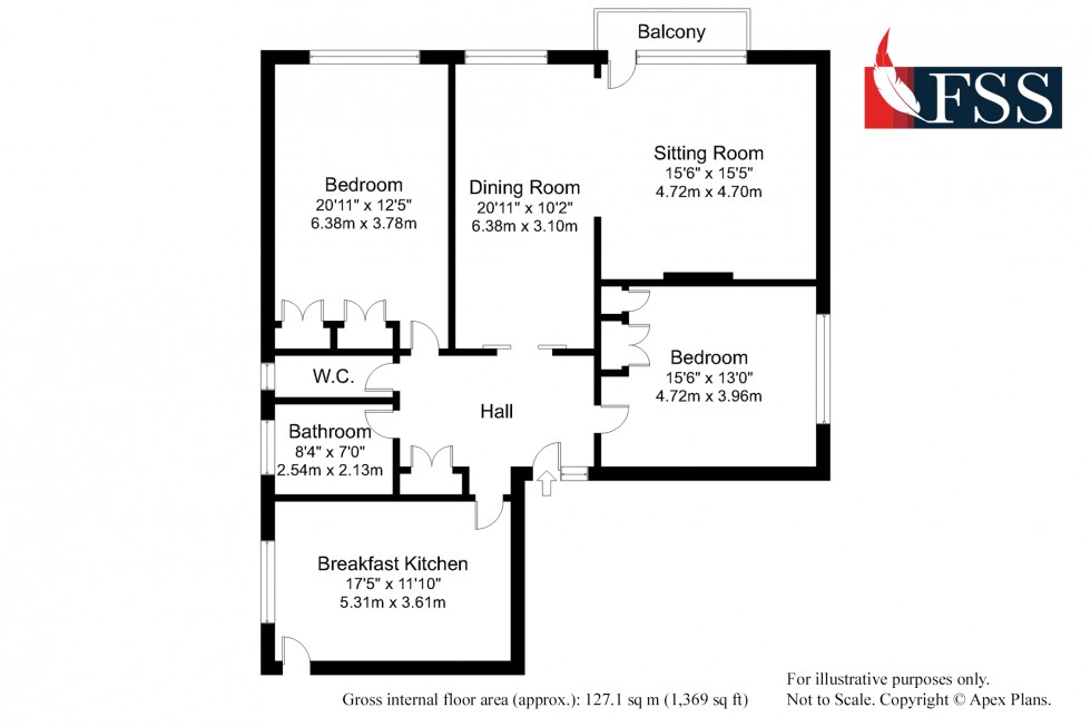 Floorplan for                                                          
                                                    