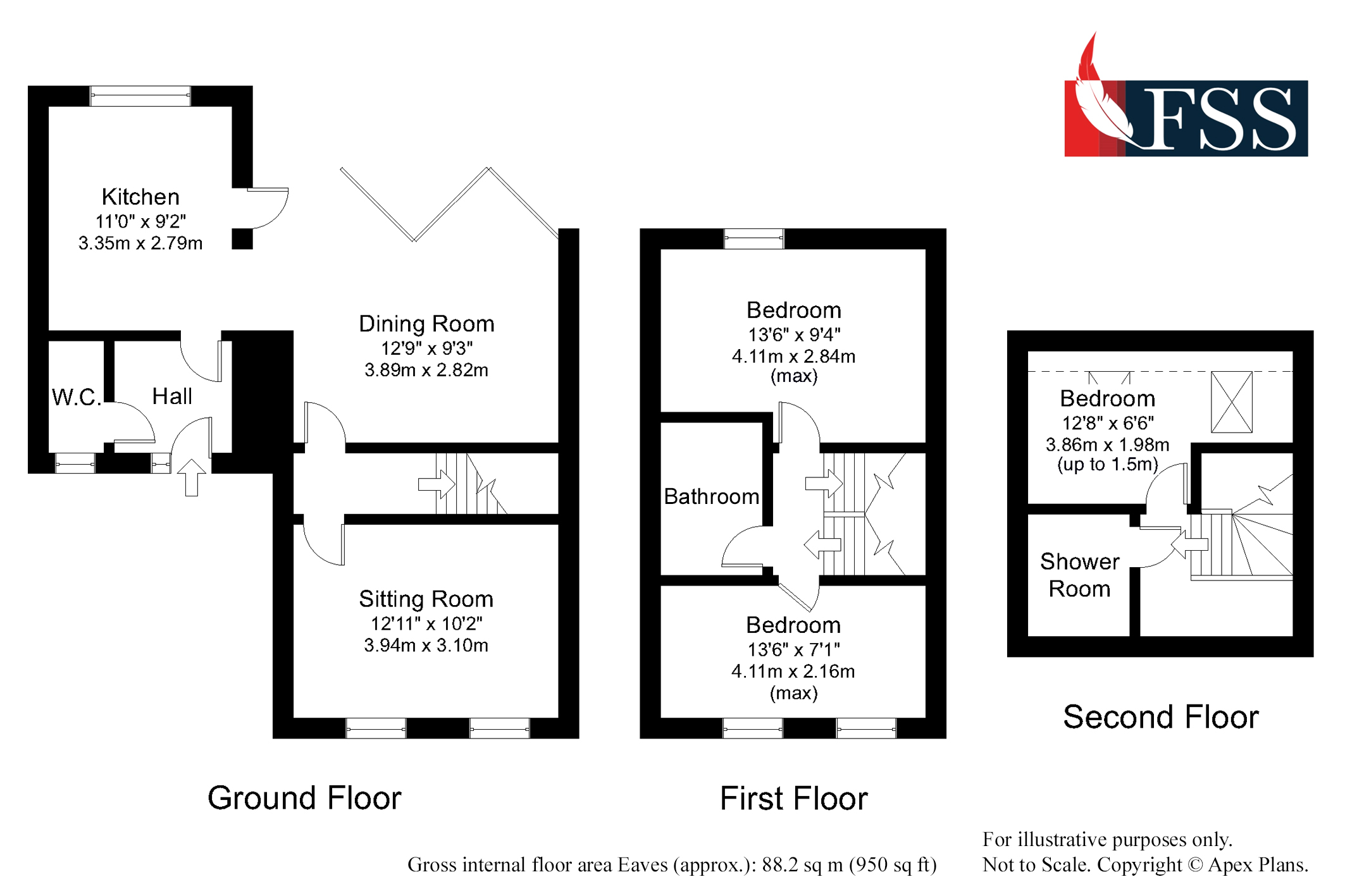 Floorplan for                                                          
                                                    